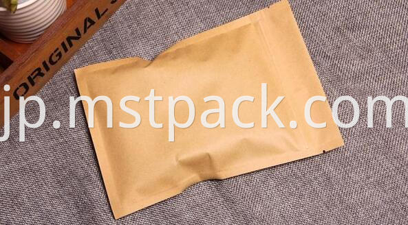 Zip lock flat bag